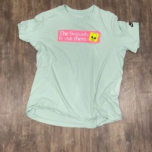 Nike the swoosh is out there shirt
